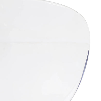 LeisureMod 5-Piece Dining Set Round Black MDF Dining Table and 4 Acrylic Dining Chairs with Chrome Legs - Elax Furniture