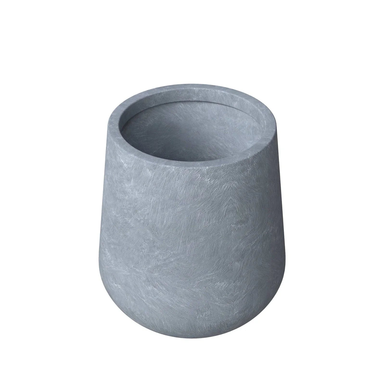 Orchid Modern Tapered Round Planter Pot in Fiberstone and Clay Weather Resistant Design - Elax Furniture