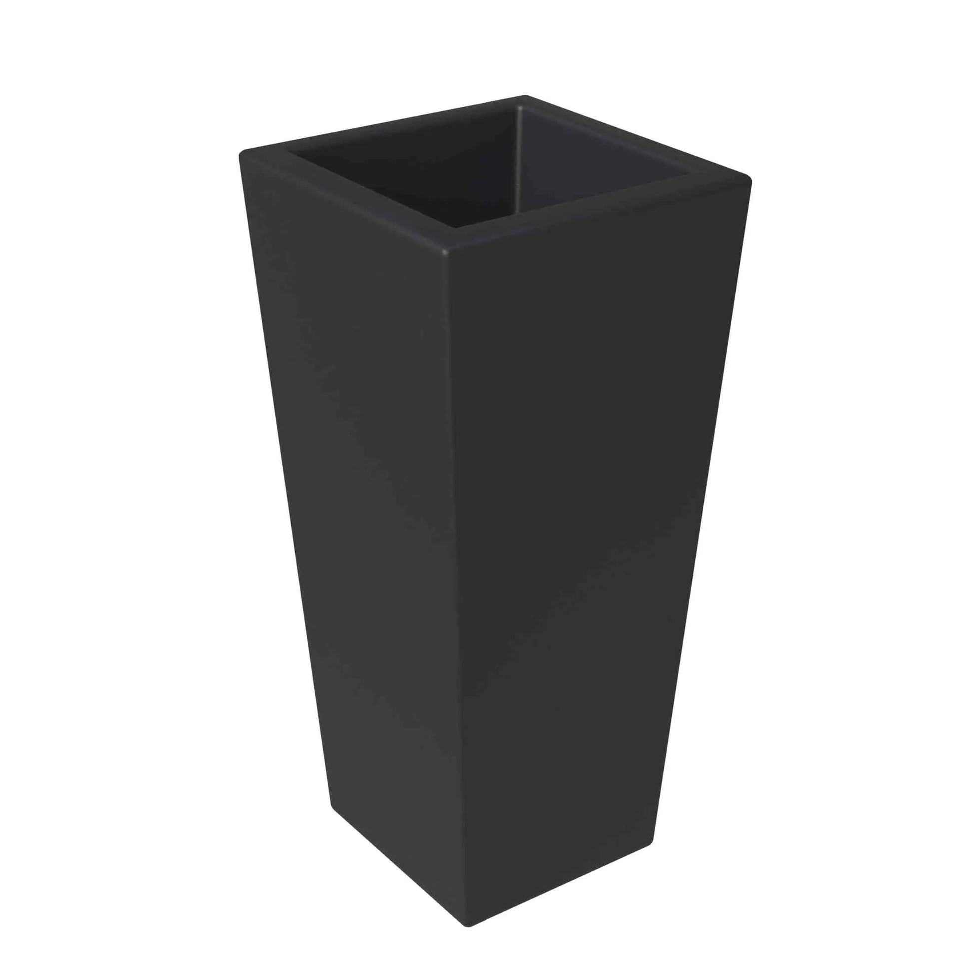 Orna Fiberstone and MgO Clay Weather-Resistant Tapered Square Planter for Home and Garden - Elax Furniture