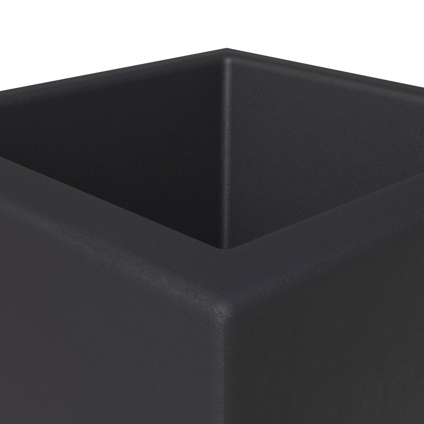 Orna Fiberstone and MgO Clay Weather-Resistant Tapered Square Planter for Home and Garden - Elax Furniture