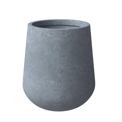 Orchid 4-Piece Tapered Round Planter Pot Set in Fiberstone and Clay Weather Resistant Design - Elax Furniture