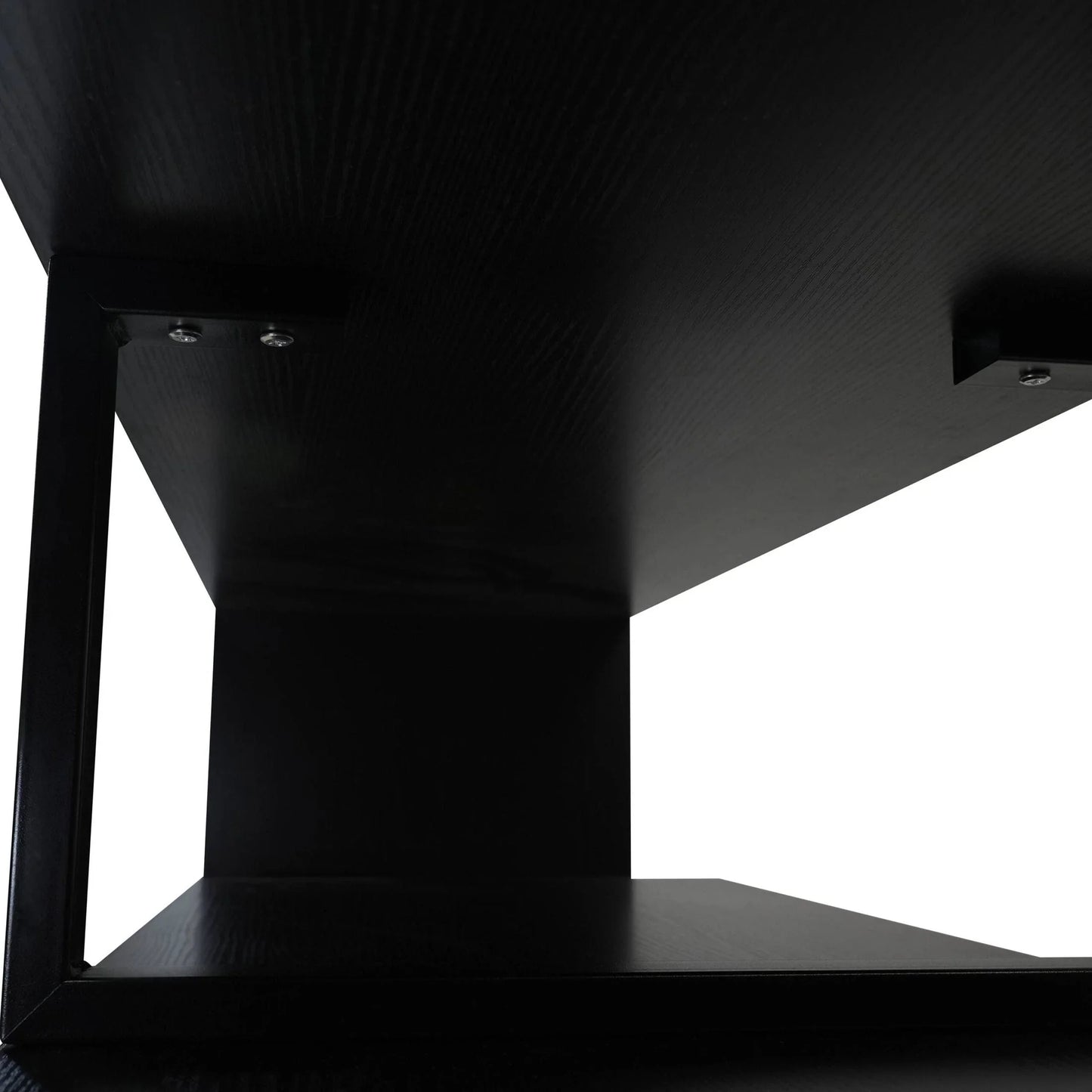 Orford Mid-Century Modern TV Stand with MDF Shelves and Powder Coated Iron Legs for Living Room - Elax Furniture