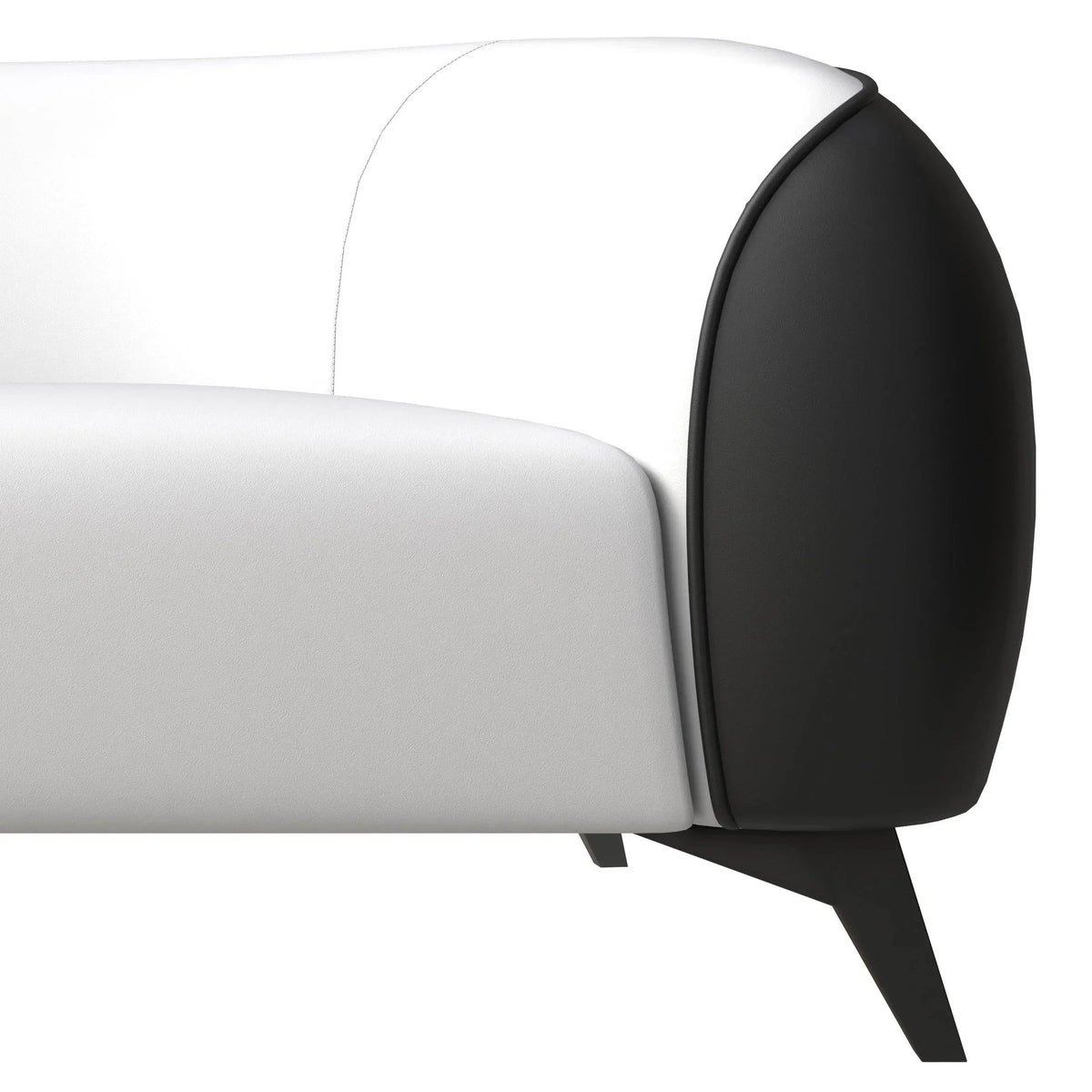 Opula 3-Piece Leather Sofa Set with Solid Wood Frame and Stainless Steel Legs - Elax Furniture