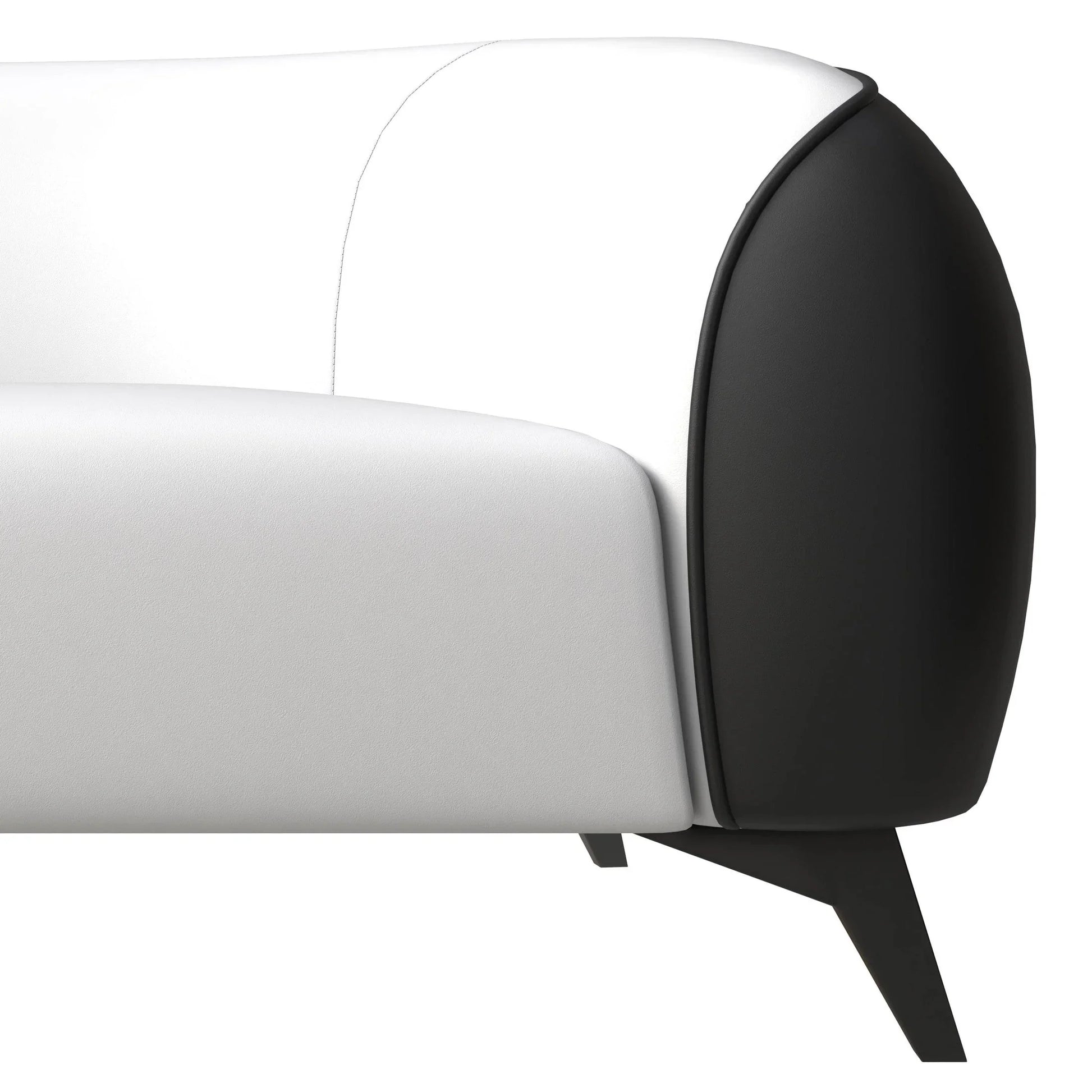 Opula 3-Piece Leather Sofa Set with Solid Wood Frame and Stainless Steel Legs - Elax Furniture