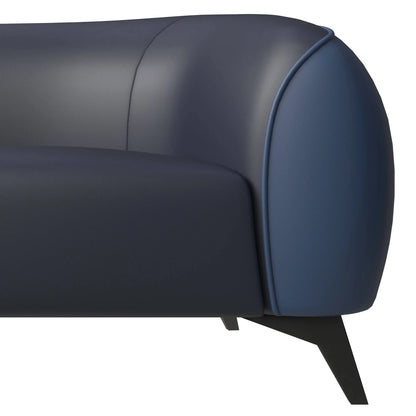 Opula 3-Piece Leather Sofa Set with Solid Wood Frame and Stainless Steel Legs - Elax Furniture