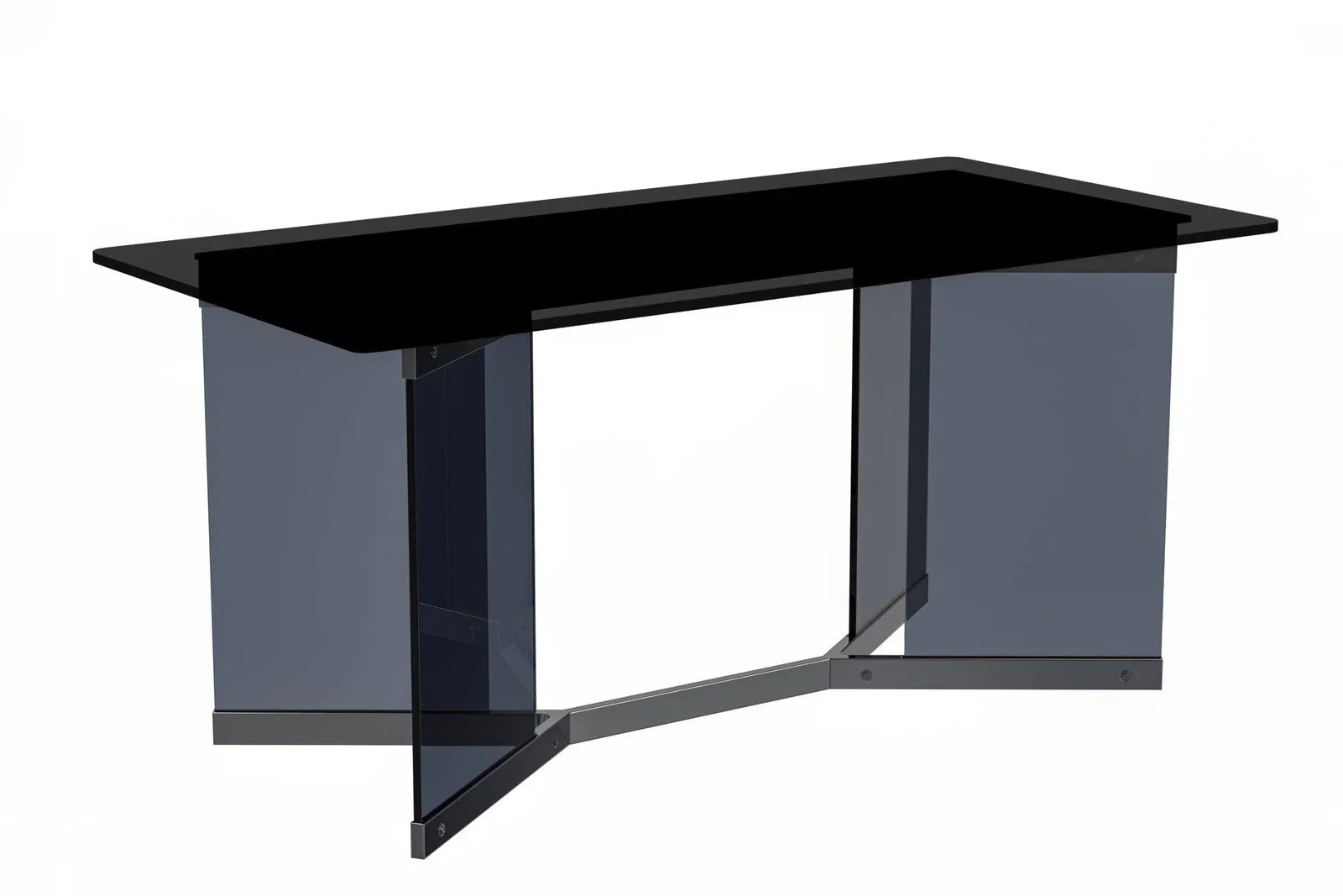 Oryn Modern Rectangular Dining Table with Glass/Sintered Stone Tabletop - Elax Furniture