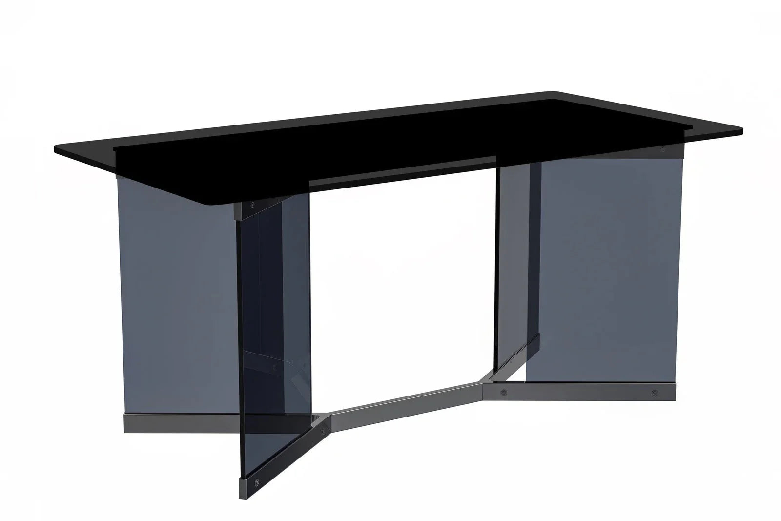 Oryn Modern Rectangular Dining Table with Glass/Sintered Stone Tabletop - Elax Furniture