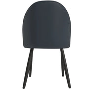 Paradiso Dining Chairs Leather Seat and Curved Back with Oak Wood Legs - Elax Furniture