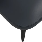 Paradiso Dining Chairs Leather Seat and Curved Back with Oak Wood Legs - Elax Furniture