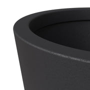 Pebble 4-Piece Modern Fiberstone and MGO Clay Tapered Round Planter Set for Indoor and Outdoor - Elax Furniture