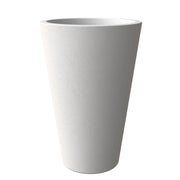 Pebble Modern Fiberstone and MGO Clay Tapered Round Planter for Indoor and Outdoor - Elax Furniture