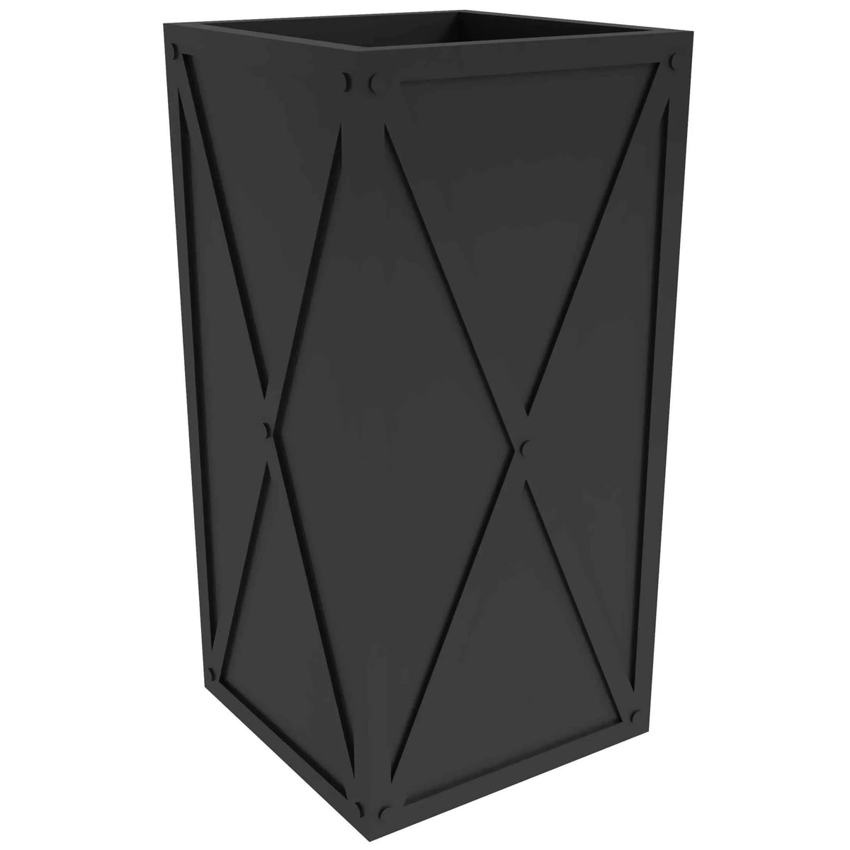 Papyrus Indoor Outdoor Fiberstone and Clay Rectangular Planter with Drainage Holes - Elax Furniture