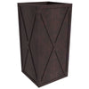 Papyrus Indoor Outdoor Fiberstone and Clay Rectangular Planter with Drainage Holes