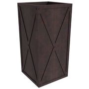 Papyrus Indoor Outdoor Fiberstone and Clay Rectangular Planter with Drainage Holes - Elax Furniture