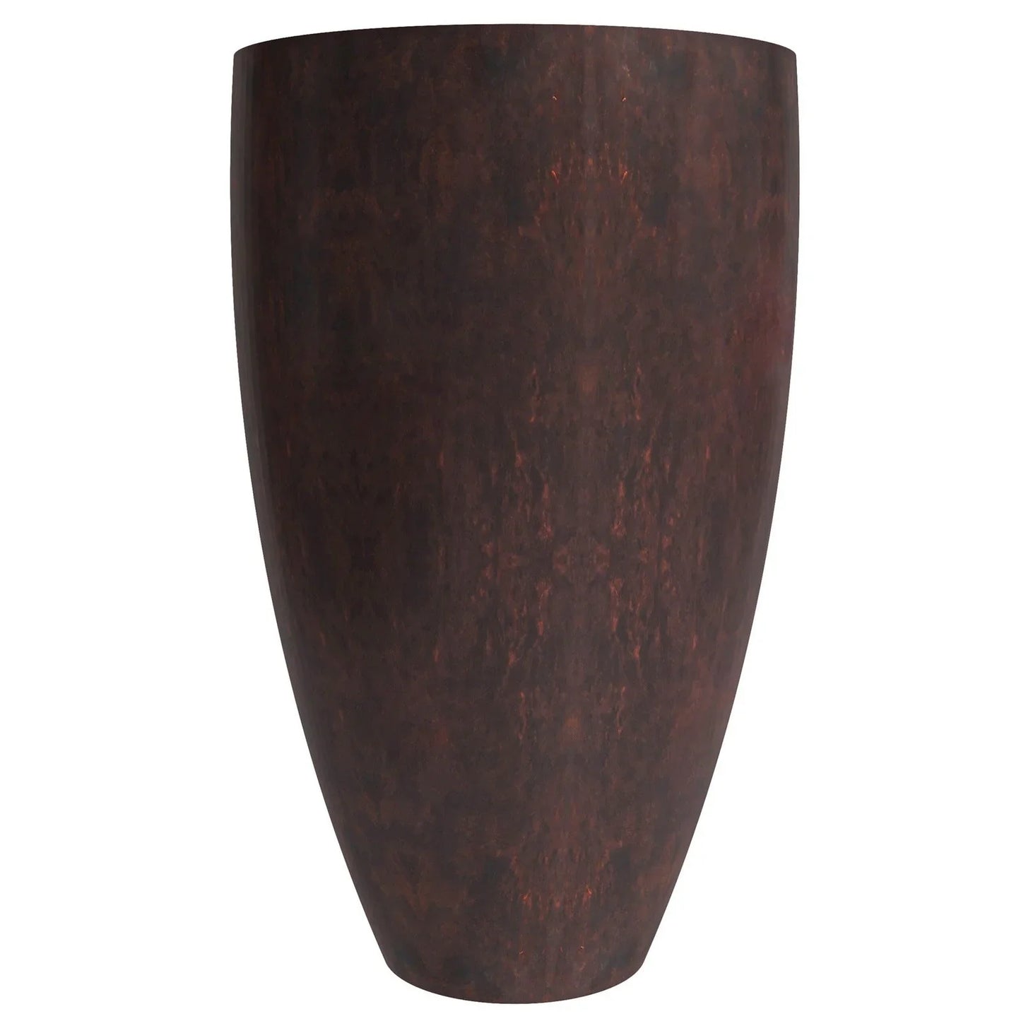 Petal Tapered Round Planter in Fiberstone and Clay for Indoor and Outdoor - Elax Furniture