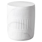 Perta Round Fiberstone End/Side Table Minimal Design