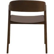 Rivo Dining Chairs in Sturdy Oak Wood with Open Back Design and Armrests