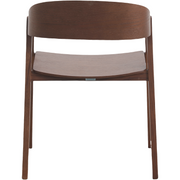 Rivo Dining Chairs in Sturdy Oak Wood with Open Back Design and Armrests