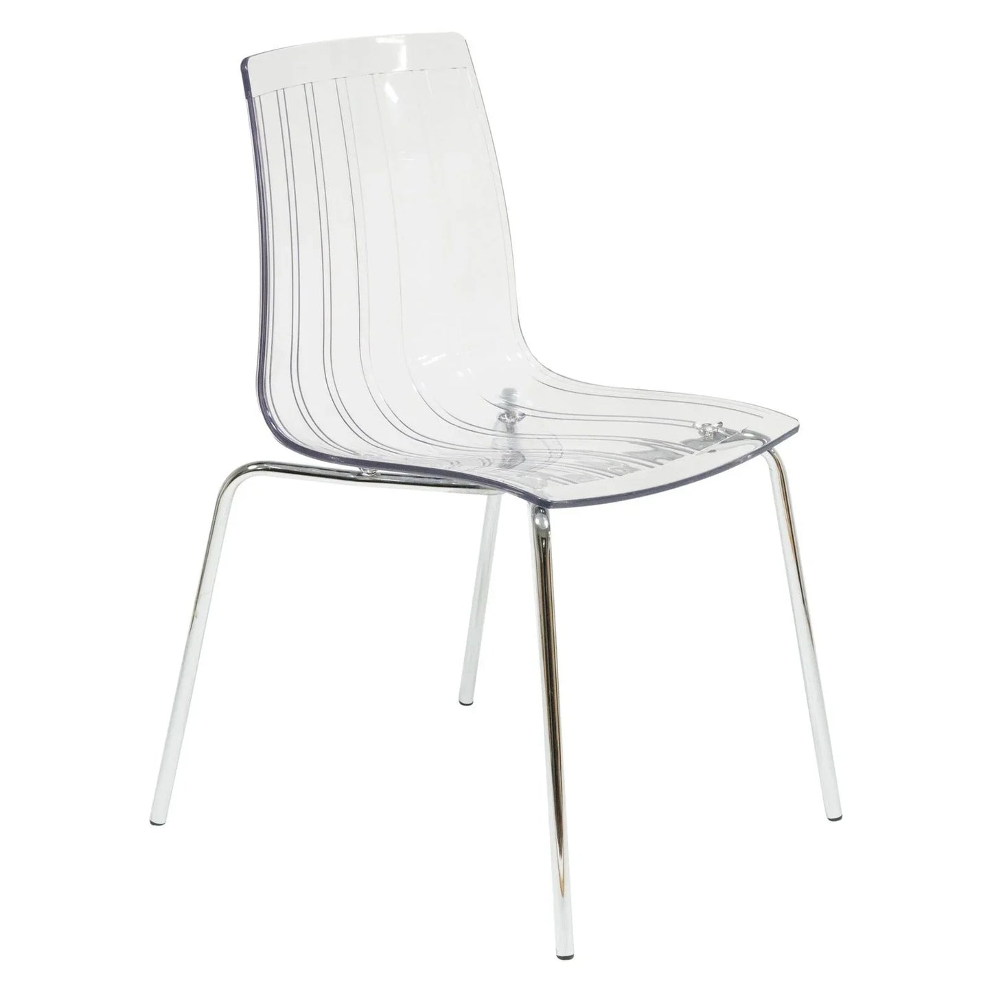 Ralph Dining Chair in Clear Set of 2 - Elax Furniture