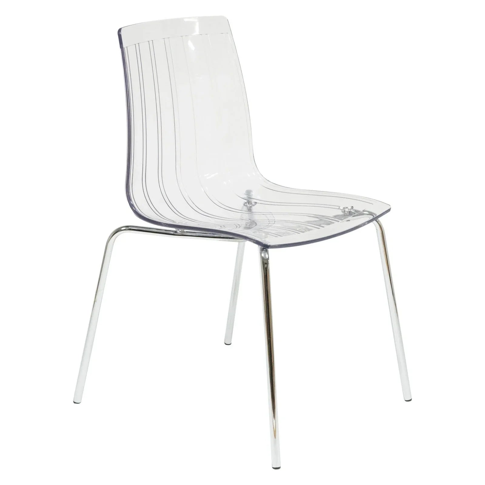 Ralph Dining Chair in Clear Set of 2 - Elax Furniture