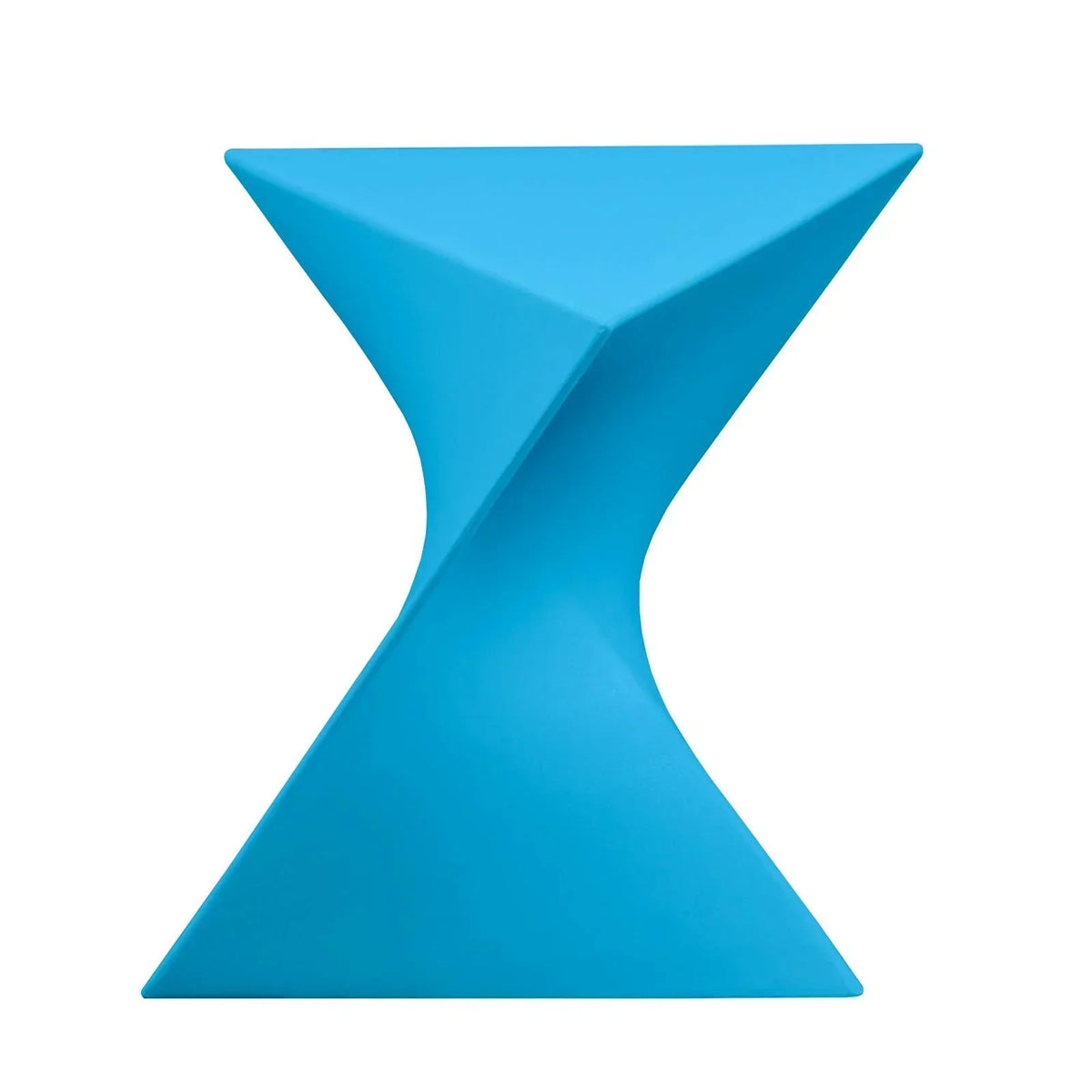 Randolph Triangular Accent Side Table in ABS/PC Plastic - Elax Furniture