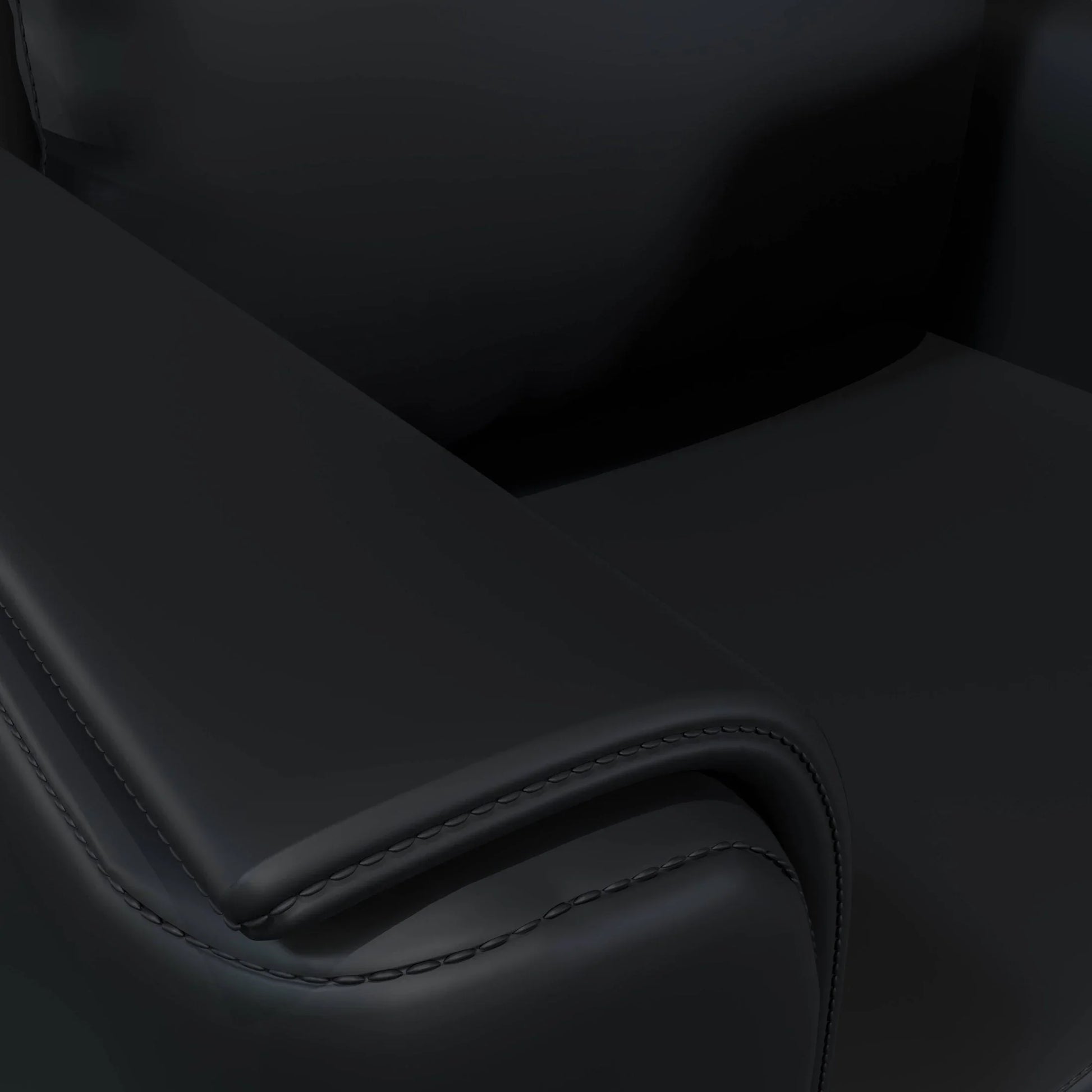 Rusk Leather Single-Seater Sofa with Stainless Steel Legs and Removable Cushions - Elax Furniture