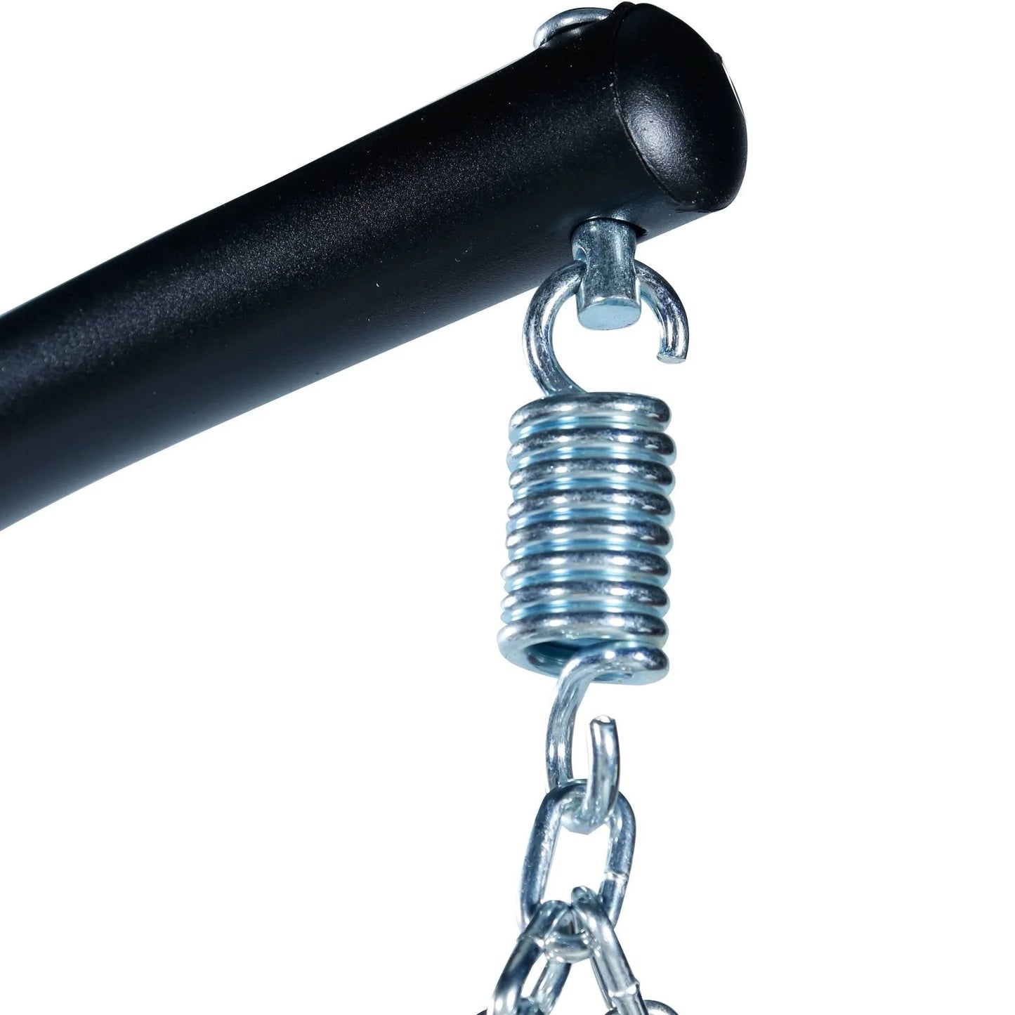 Recluse Two-Person Seater Hanging Swing Chair with Teardrop Design in Black Frame - Elax Furniture