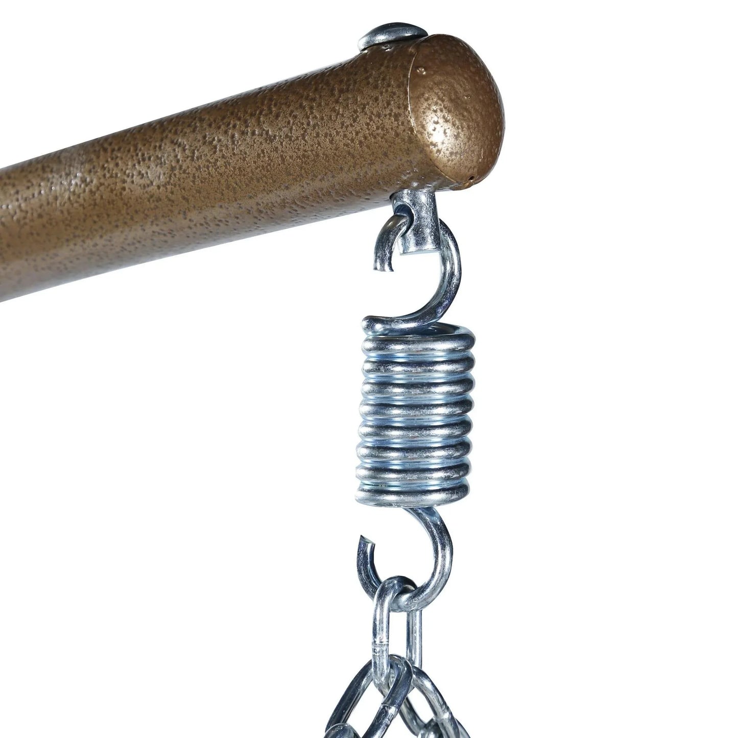 Recluse Two-Person Seater Hanging Swing Chair with Teardrop Design in Brown Frame - Elax Furniture