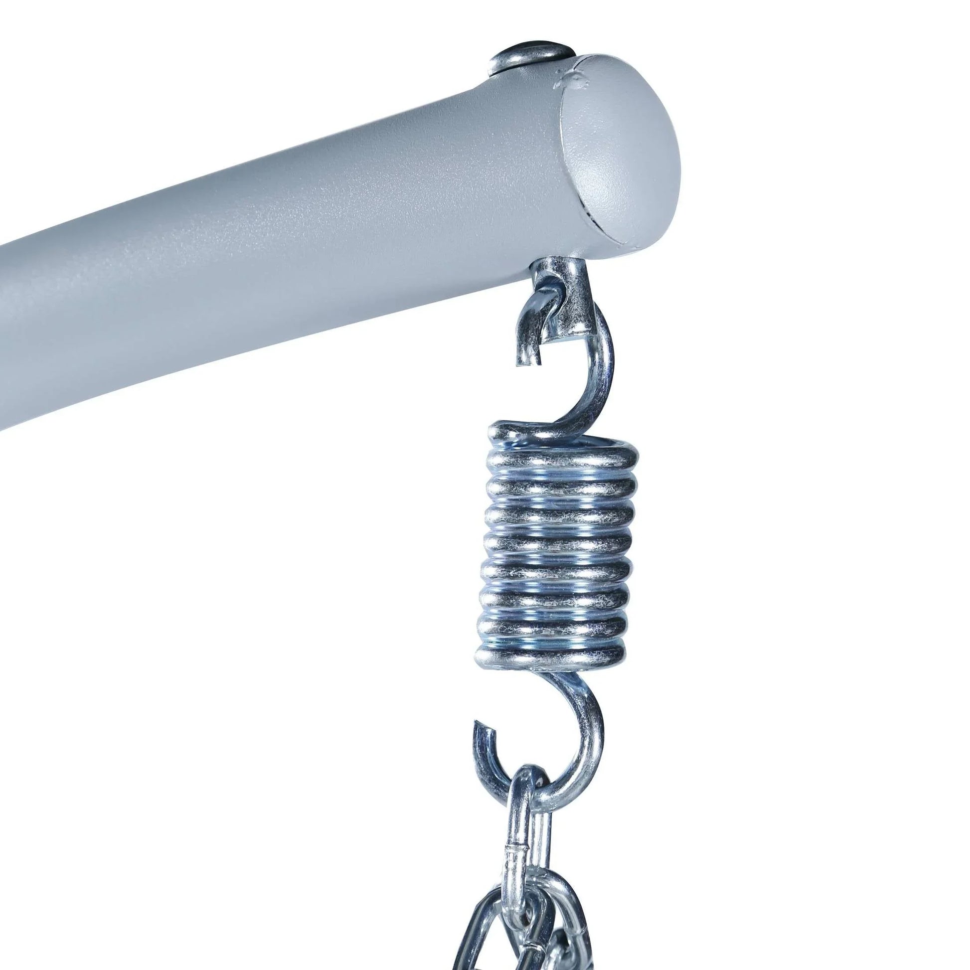 Recluse Two-Person Seater Hanging Swing Chair with Teardrop Design in Grey Frame - Elax Furniture