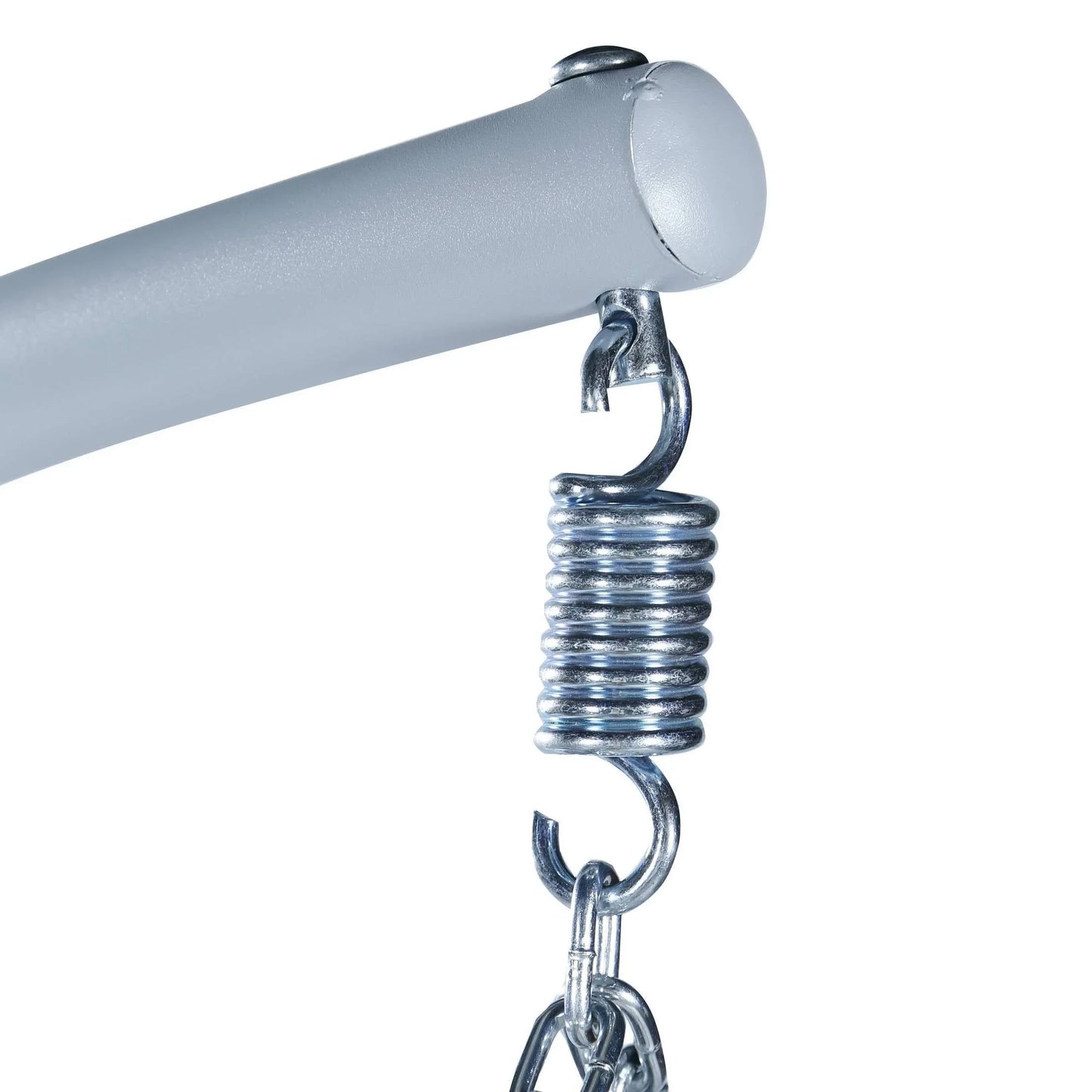 Recluse Two-Person Seater Hanging Swing Chair with Teardrop Design in Grey Frame - Elax Furniture