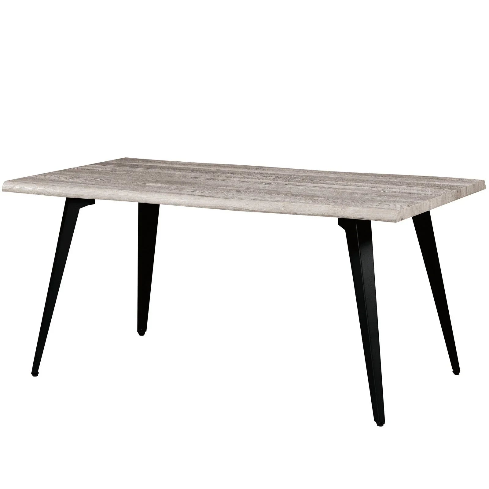 Ravenna 63" Rectangular Dining Table With MDF Tabletop and Metal Legs - Elax Furniture