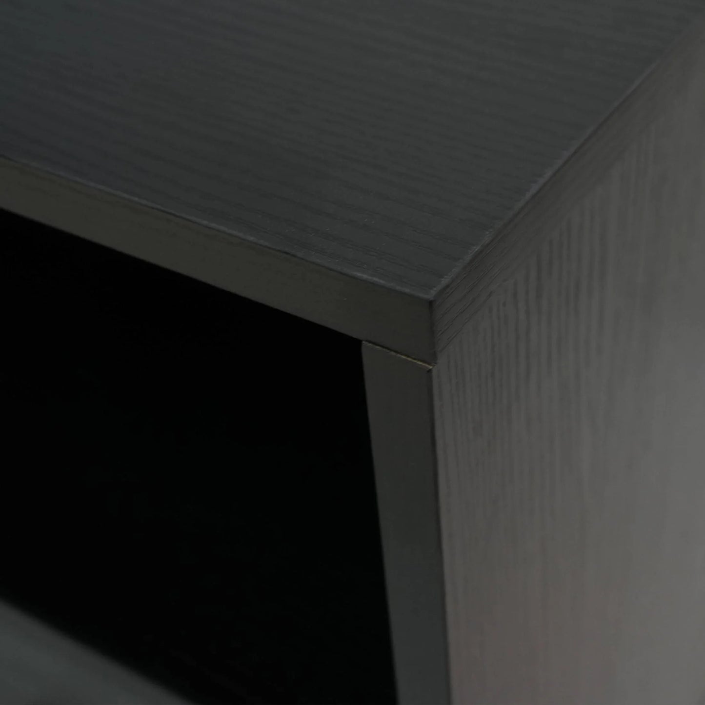 Rochester Modern Rectangular TV Stand: Enclosed Storage & Powder-Coated Iron Legs - Elax Furniture