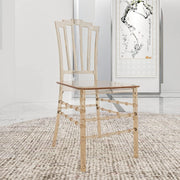 Synth Dining Chair Polycarbonate Side Chair with Windsor Back Design - Elax Furniture
