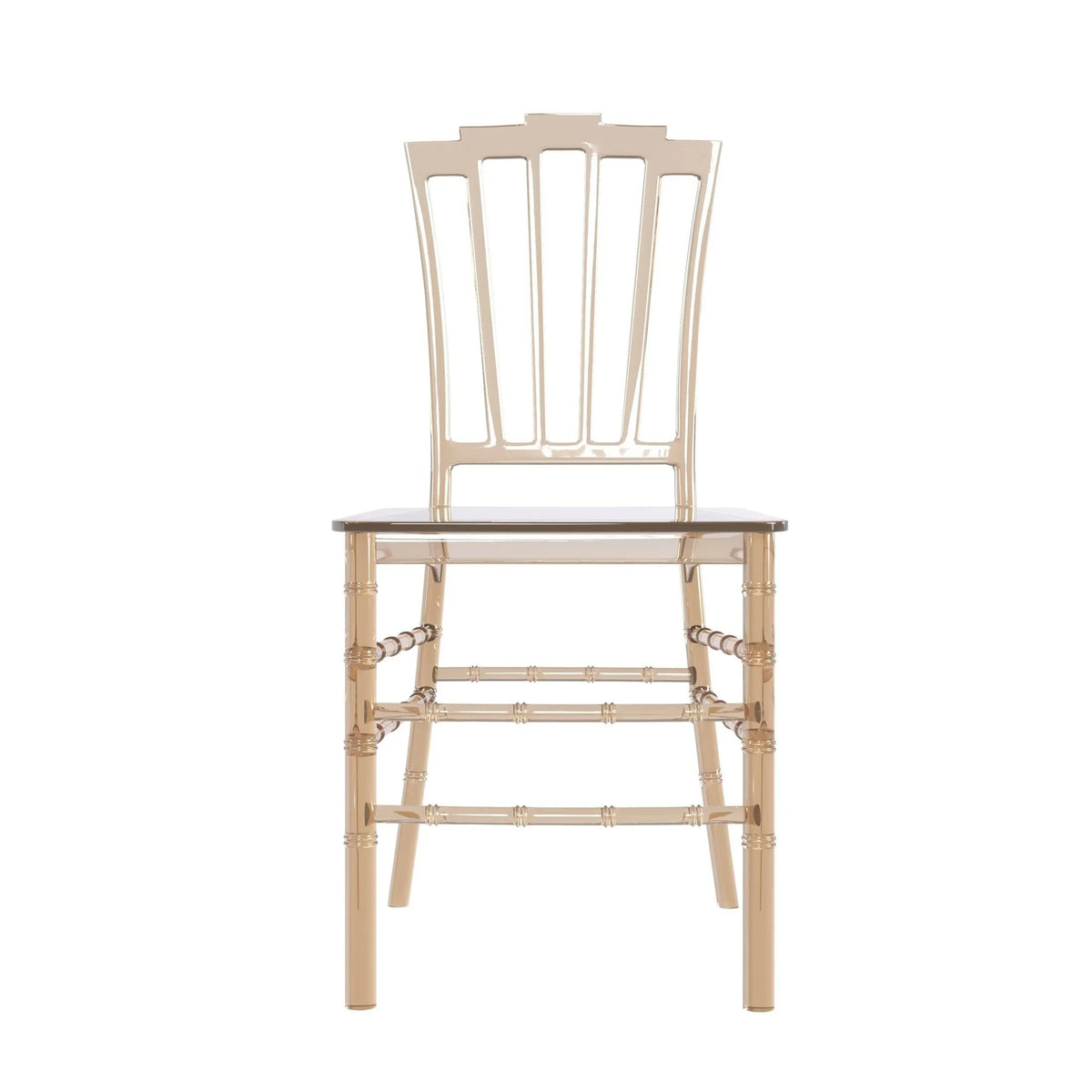 Synth Dining Chair Polycarbonate Side Chair with Windsor Back Design - Elax Furniture