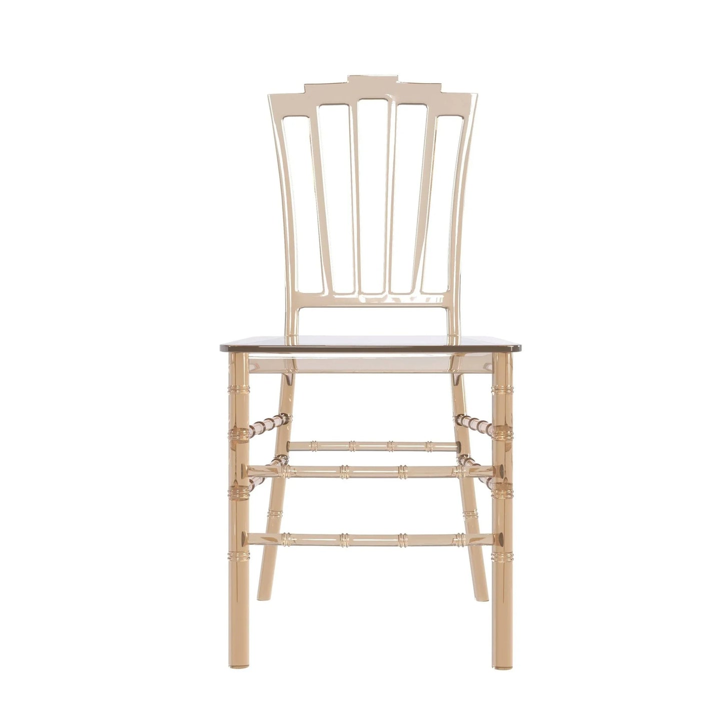 Synth Dining Chair Polycarbonate Side Chair with Windsor Back Design - Elax Furniture