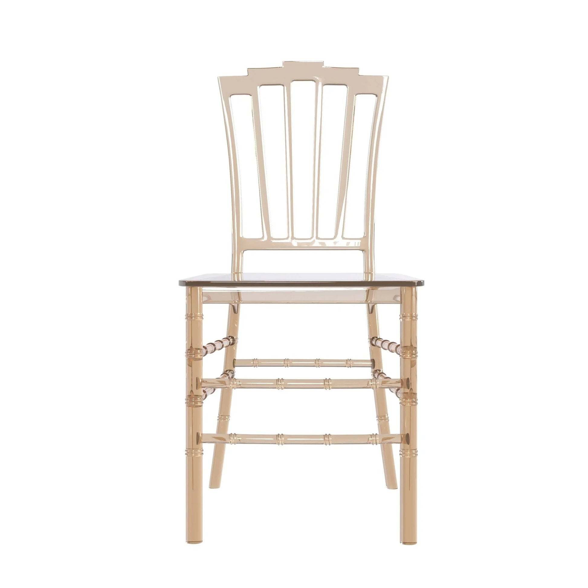 Synth Dining Chair Polycarbonate Side Chair with Windsor Back Design - Elax Furniture