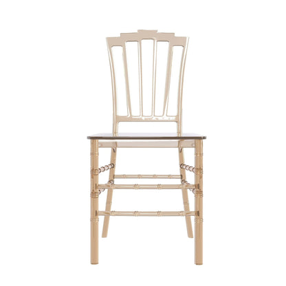 Synth Dining Chair Polycarbonate Side Chair with Windsor Back Design - Elax Furniture