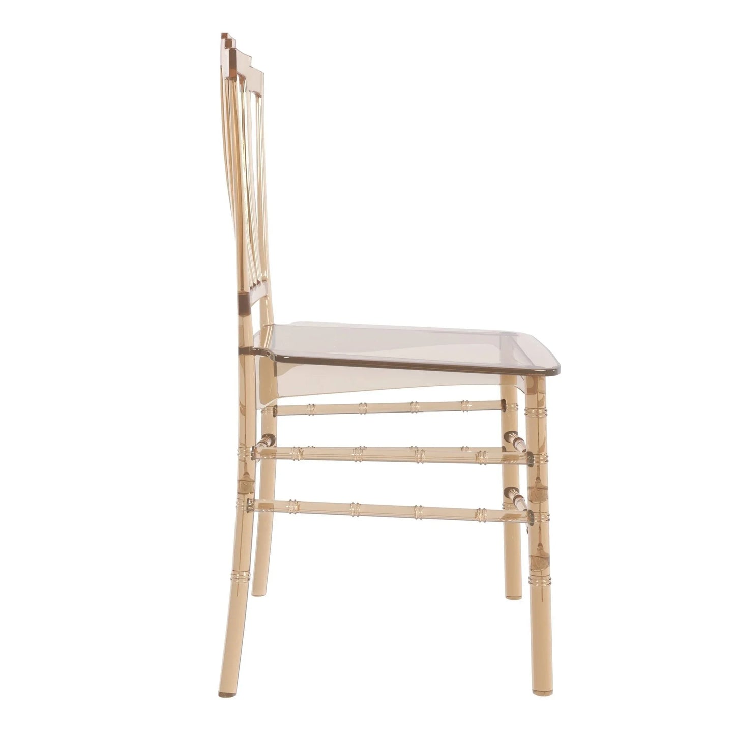 Synth Dining Chair Polycarbonate Side Chair with Windsor Back Design - Elax Furniture