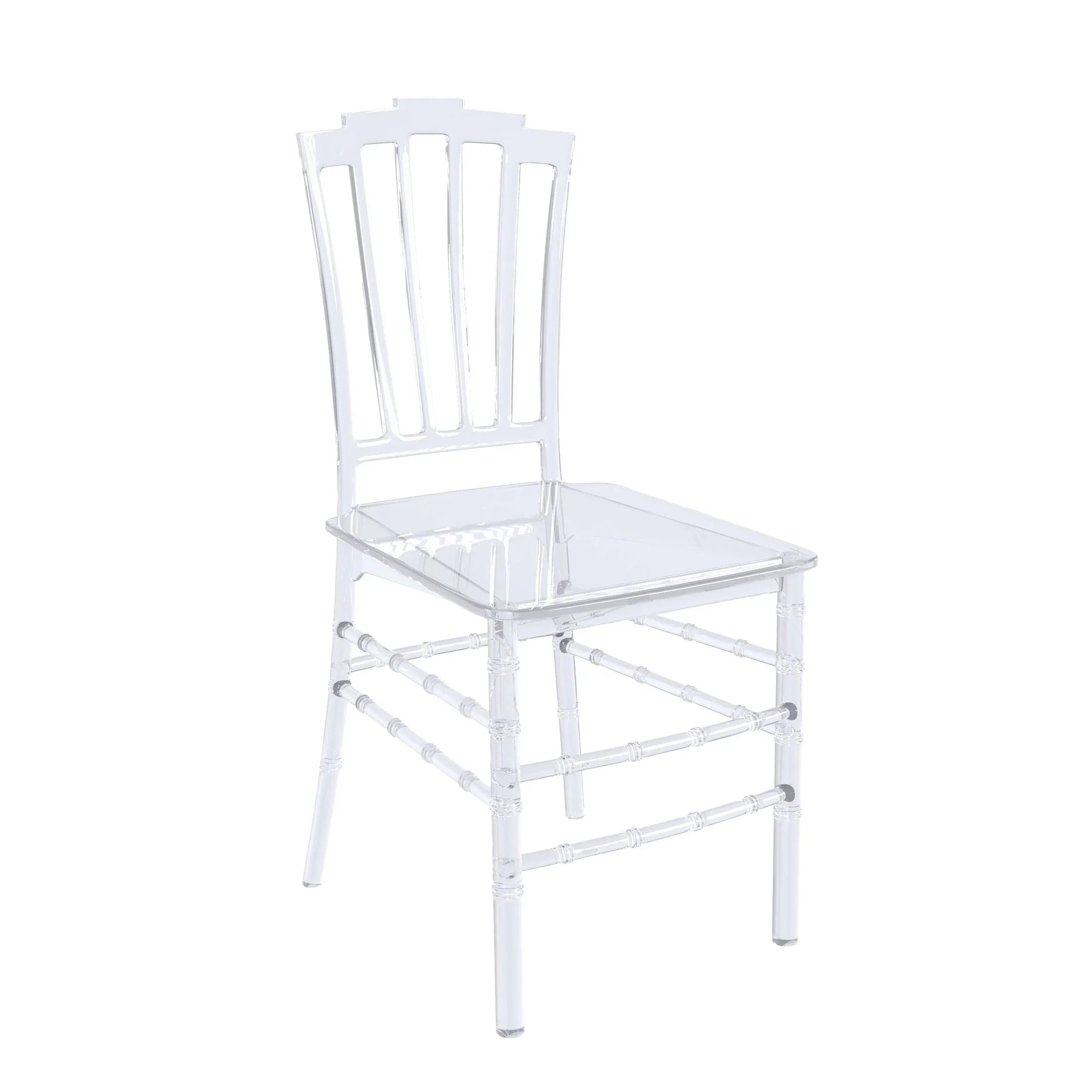 Synth Dining Chair Polycarbonate Side Chair with Windsor Back Design - Elax Furniture