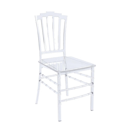 Synth Dining Chair Polycarbonate Side Chair with Windsor Back Design - Elax Furniture