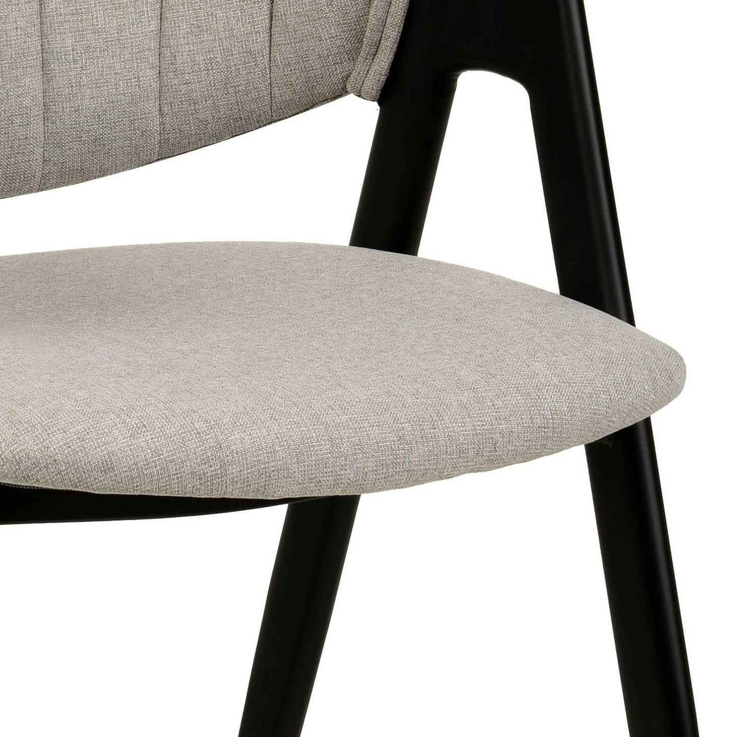 Savor Dining Chair in Leather/Polyester with Curved and Open-Back Design - Elax Furniture