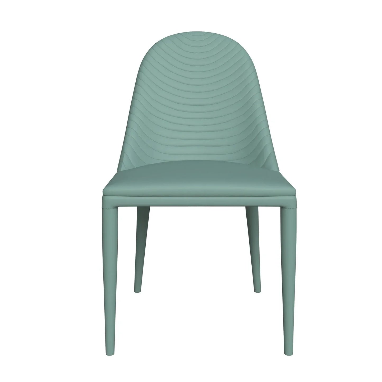 Seville Dining Chair Upholstered in Leather with Metal Legs Covered in Leather - Elax Furniture