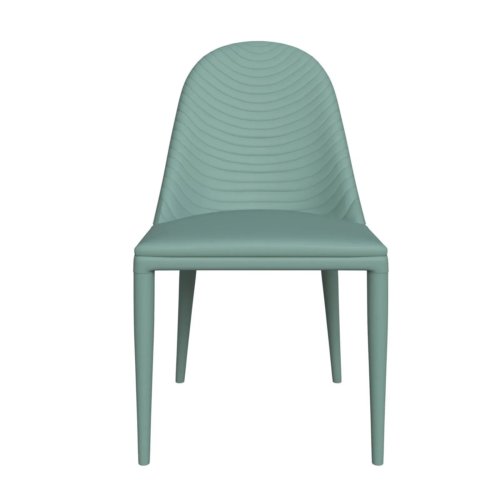 Seville Dining Chair Upholstered in Leather with Metal Legs Covered in Leather - Elax Furniture