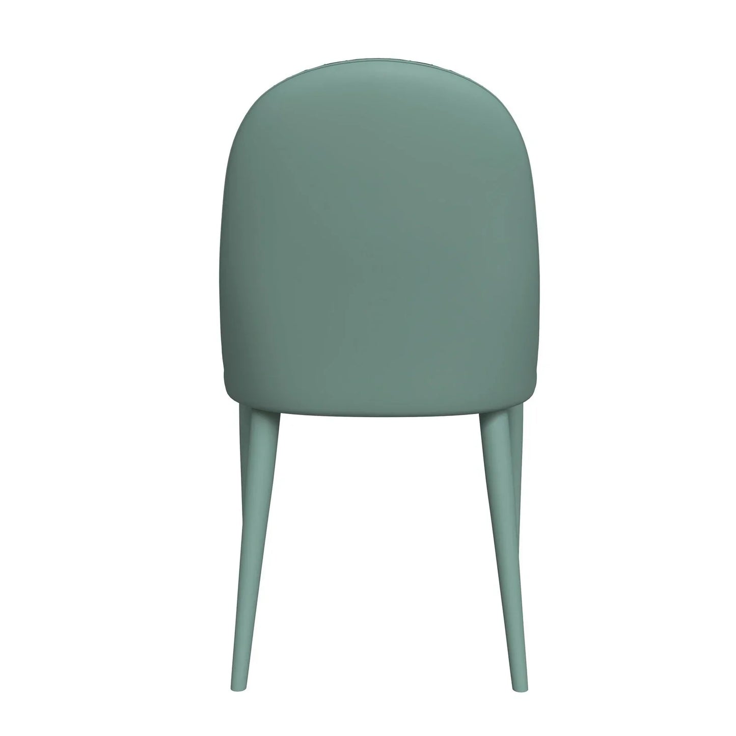 Seville Dining Chair Upholstered in Leather with Metal Legs Covered in Leather - Elax Furniture