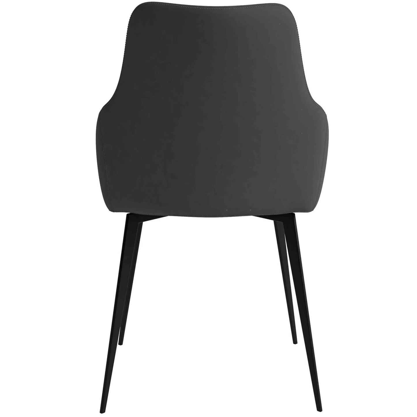 Sonnet Dining Chair Ergonomic Design with Upholstered Seating and Sturdy Iron Legs - Elax Furniture