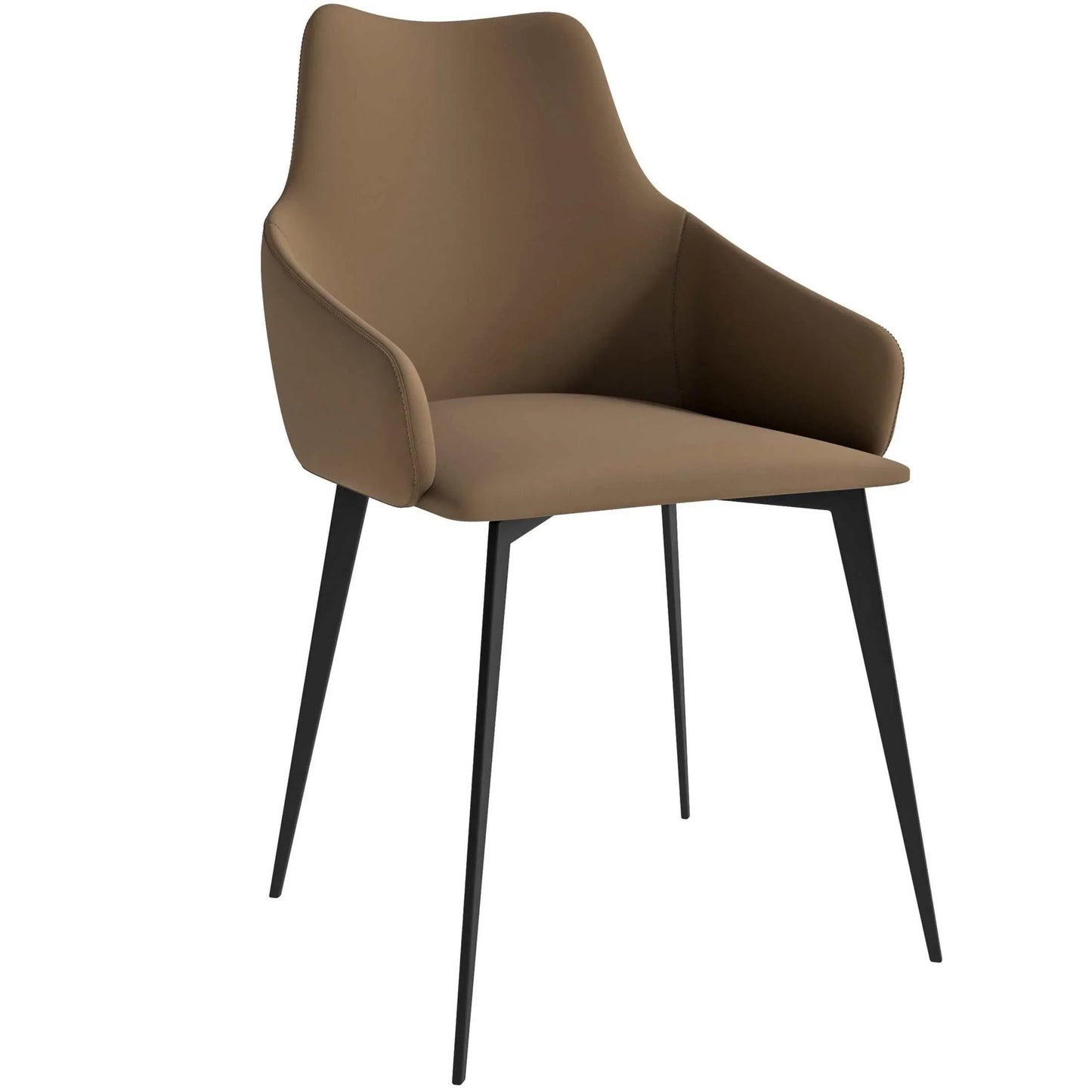 Sonnet Dining Chair Ergonomic Design with Upholstered Seating and Sturdy Iron Legs - Elax Furniture