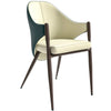 Sante Upholstered PU Leather Dining Chair with Iron Legs