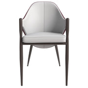 Sante Upholstered PU Leather Dining Chair with Iron Legs - Elax Furniture