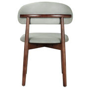 Sable Dining Chair with Leather Seats and Rubberwood Legs