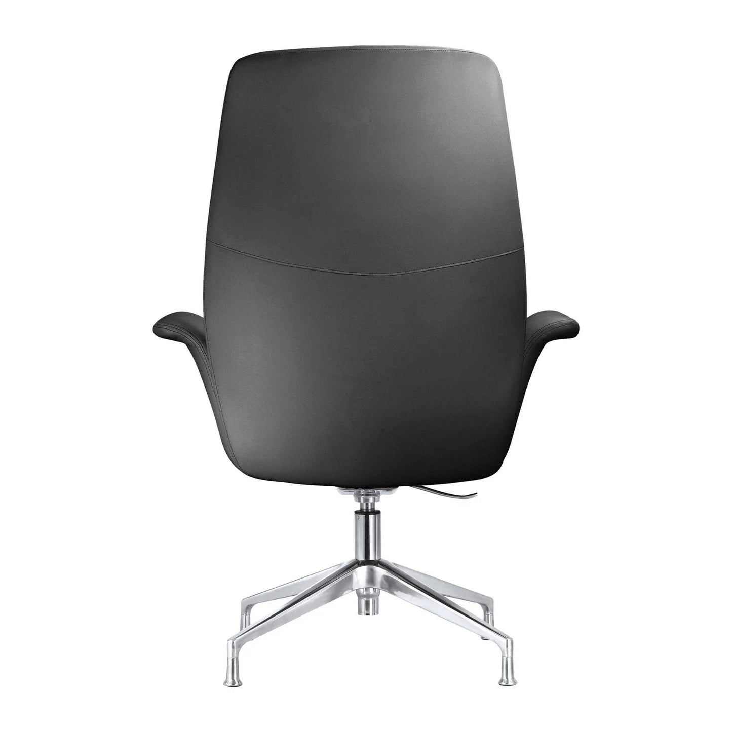 Summit Office Chair in Leather and Aluminum Frame with Adjustable Height and Swivel - Elax Furniture